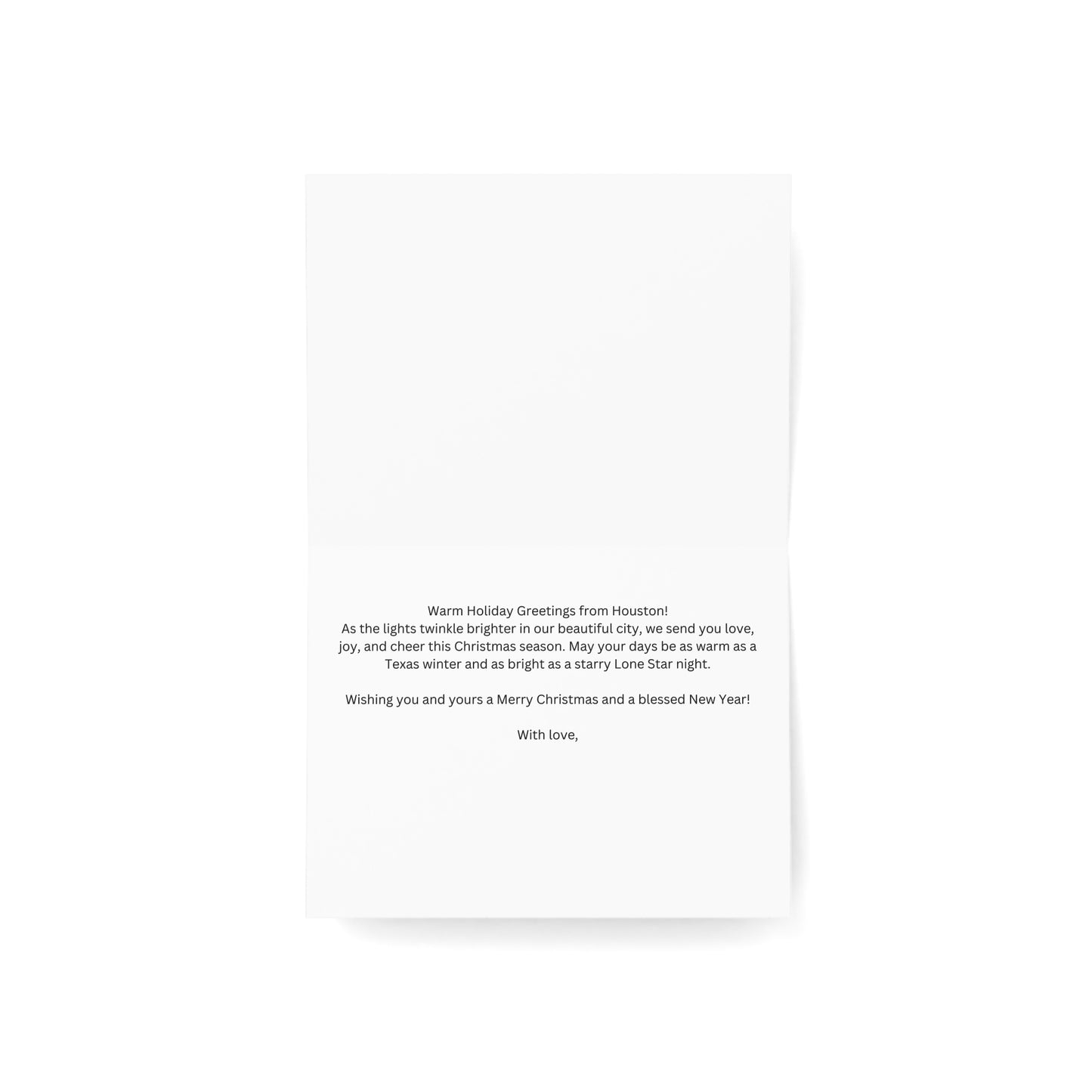 Houston Greeting Cards Set - Holiday Cheer Collection (1-50pcs)