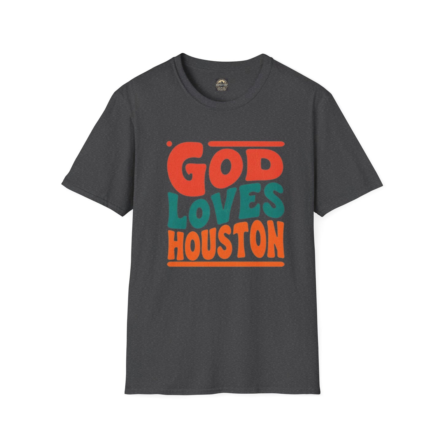 Retro God Loves Houston Tee