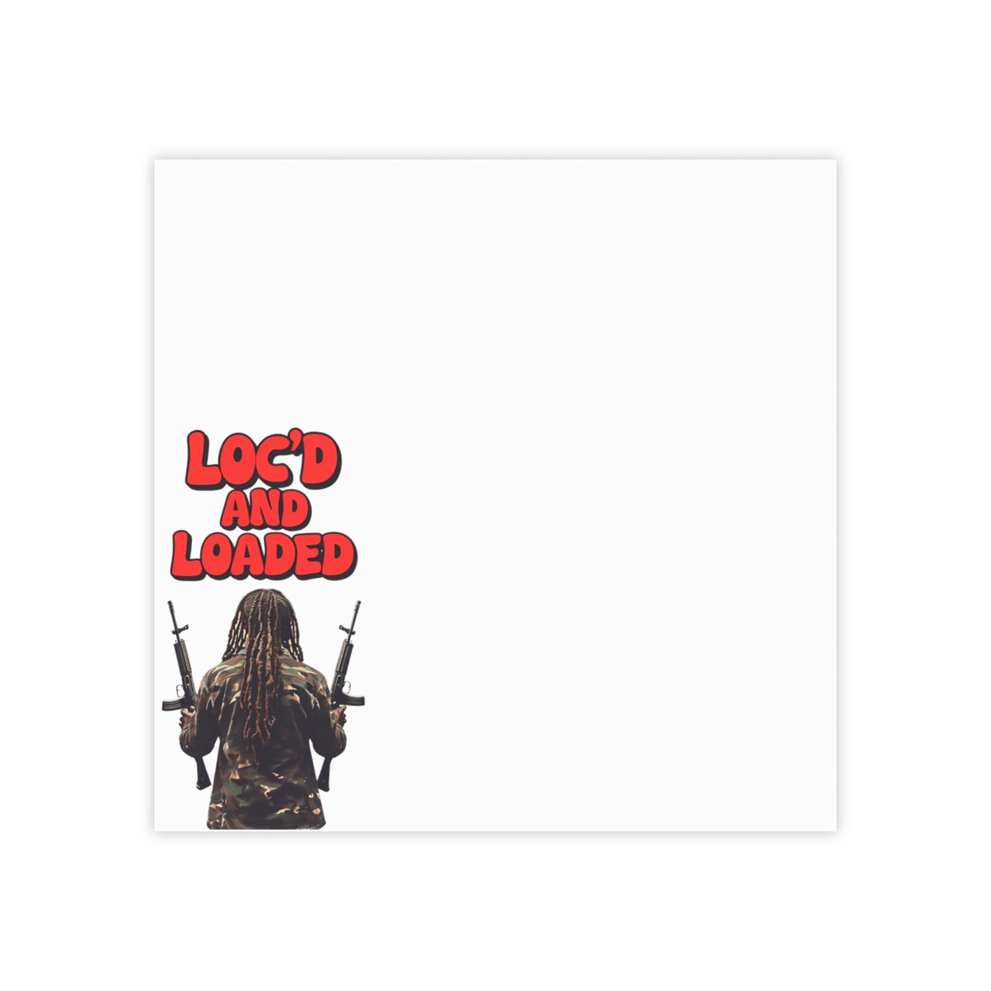 Post-it® Note Pads - 'Locked and Loaded' Design for Creative Minds