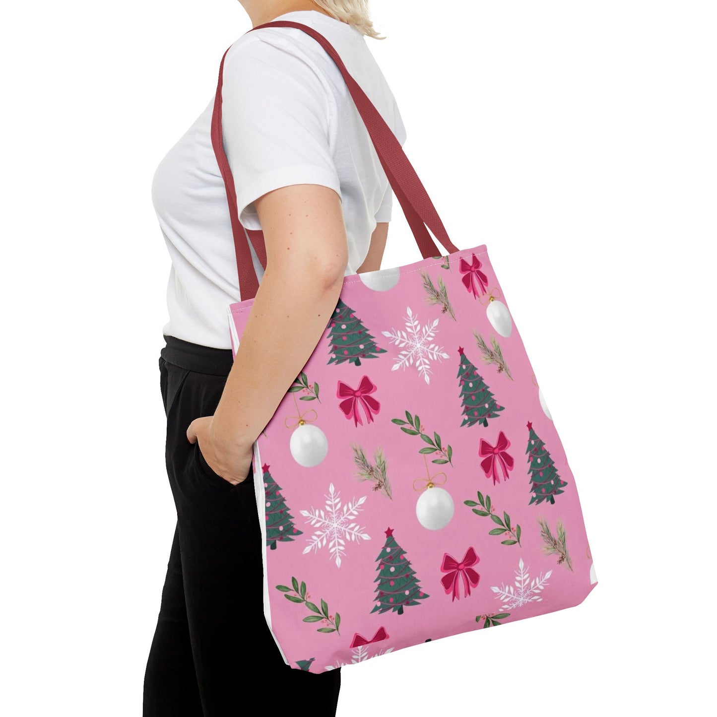Pink Holiday Cheer Tote