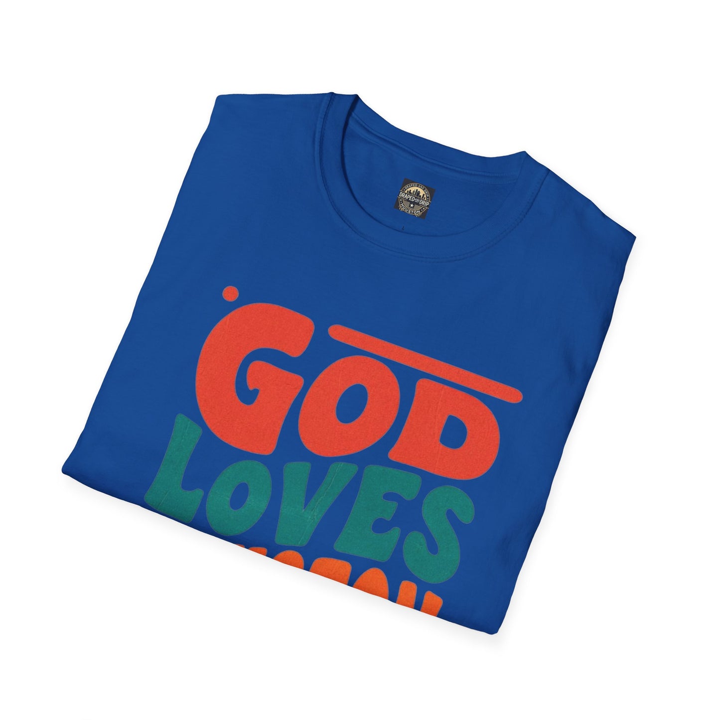 Retro God Loves Houston Tee