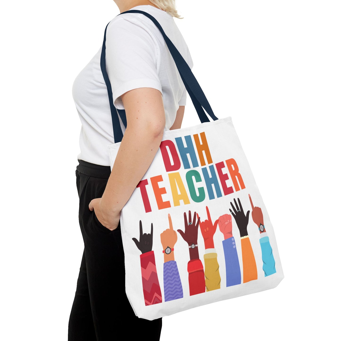 Deaf and Hard of Hearing Teacher Tote Bag