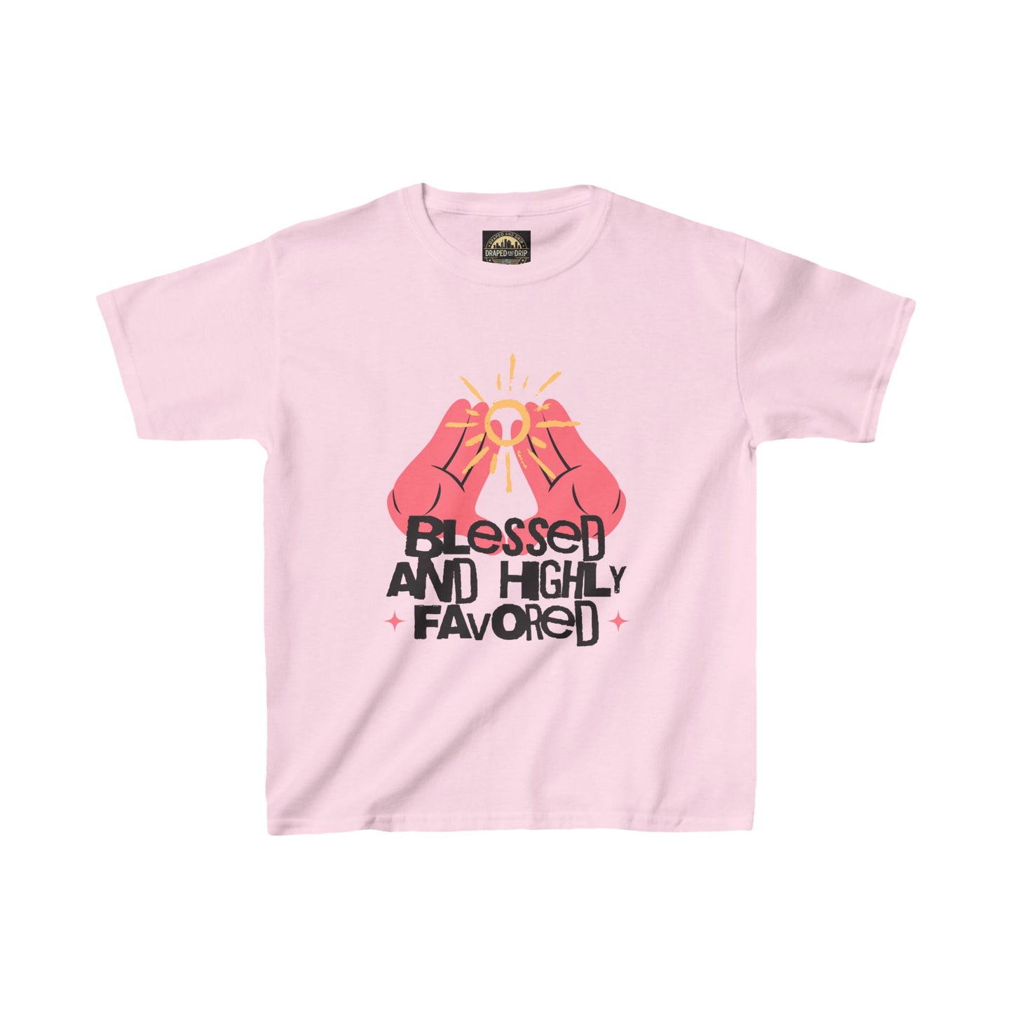 Blessed and Highly Favored Kids Tee