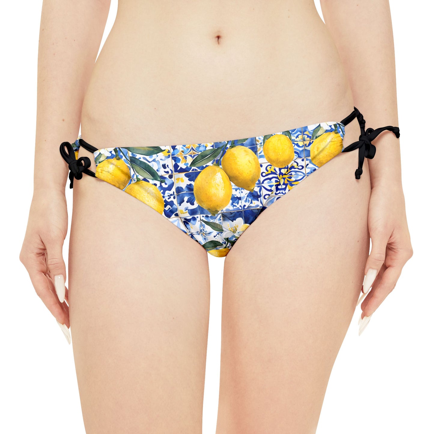 Lemon Grove Loop Tie Side Bikini Bottom