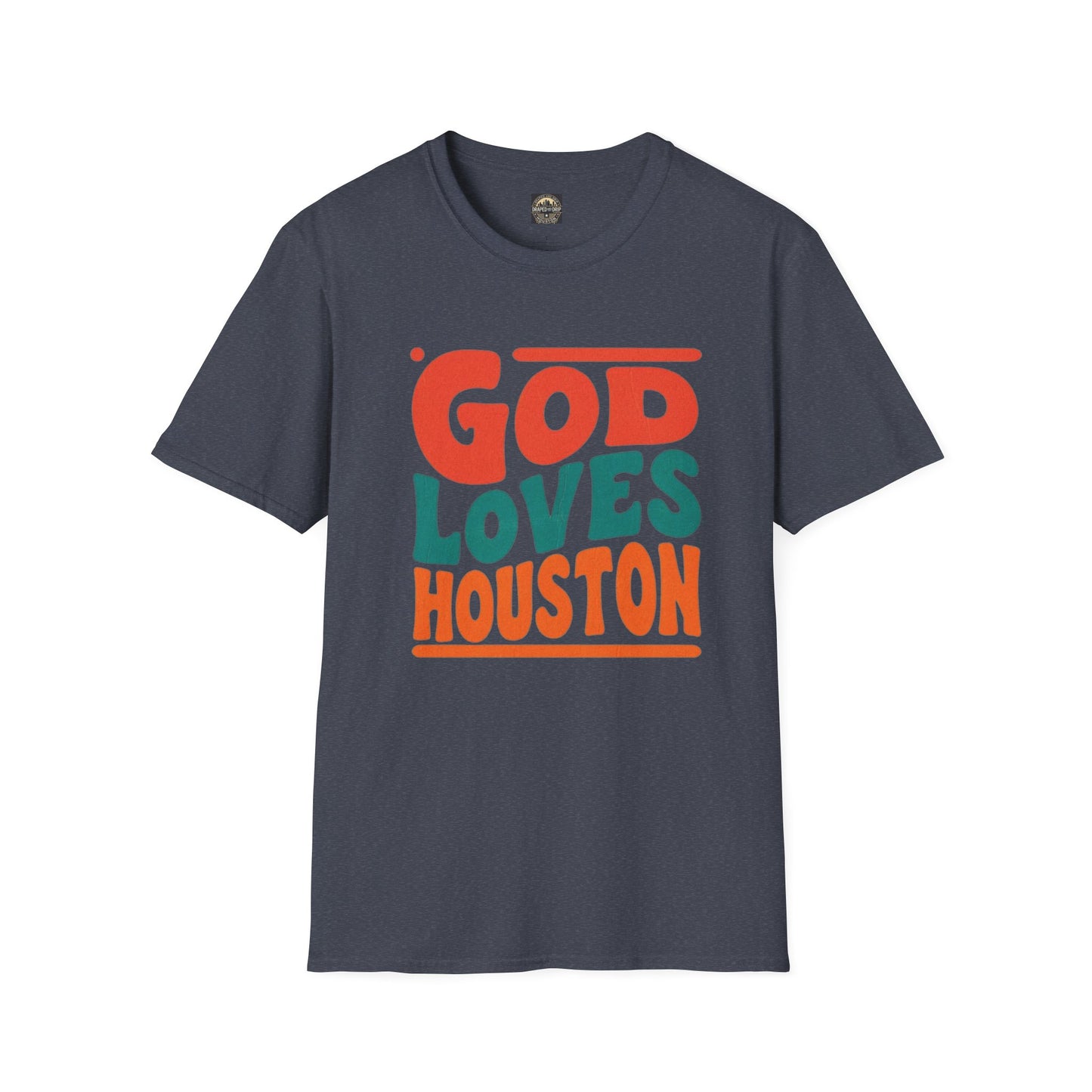 Retro God Loves Houston Tee