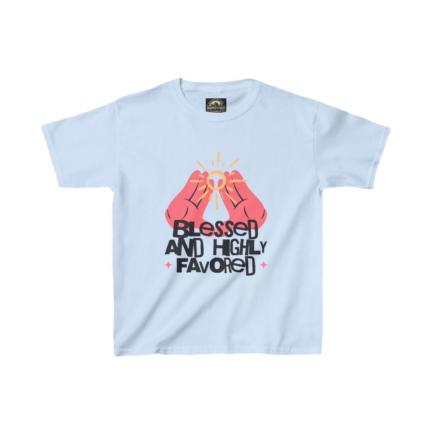 Blessed and Highly Favored Kids Tee