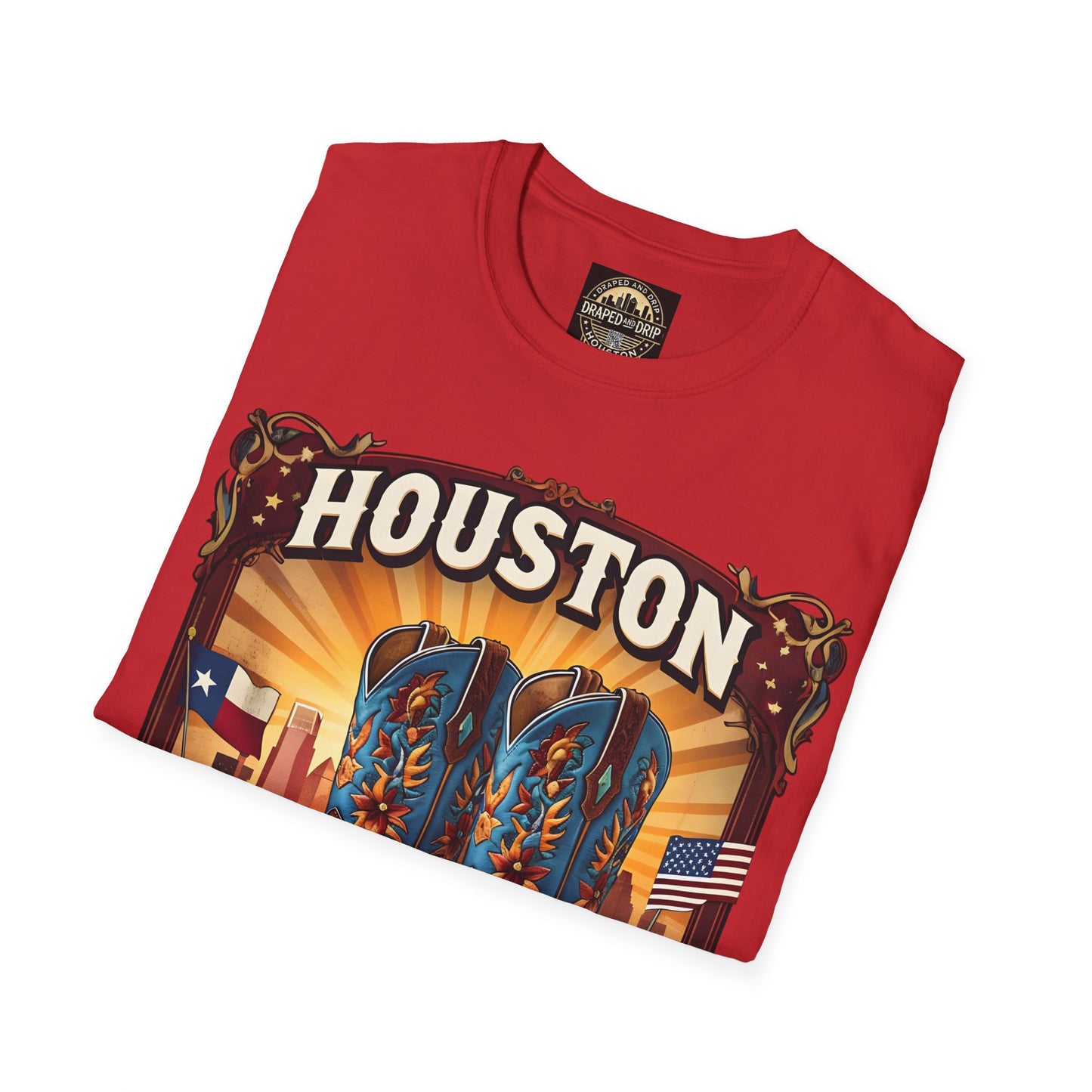 Houston Rodeo Proud T-Shirt - Unisex Softstyle Tee