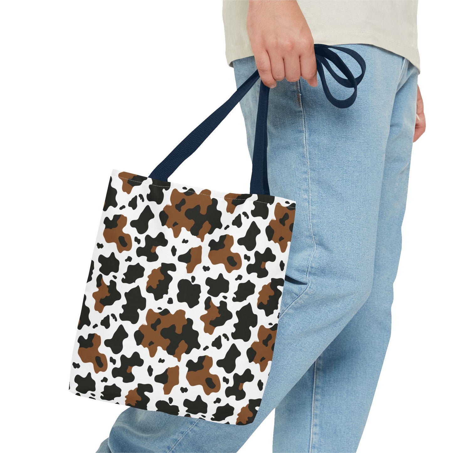 Cowhide Print Tote Bag