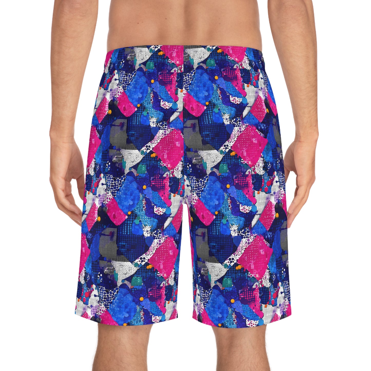 Vibrant Men's Board Shorts