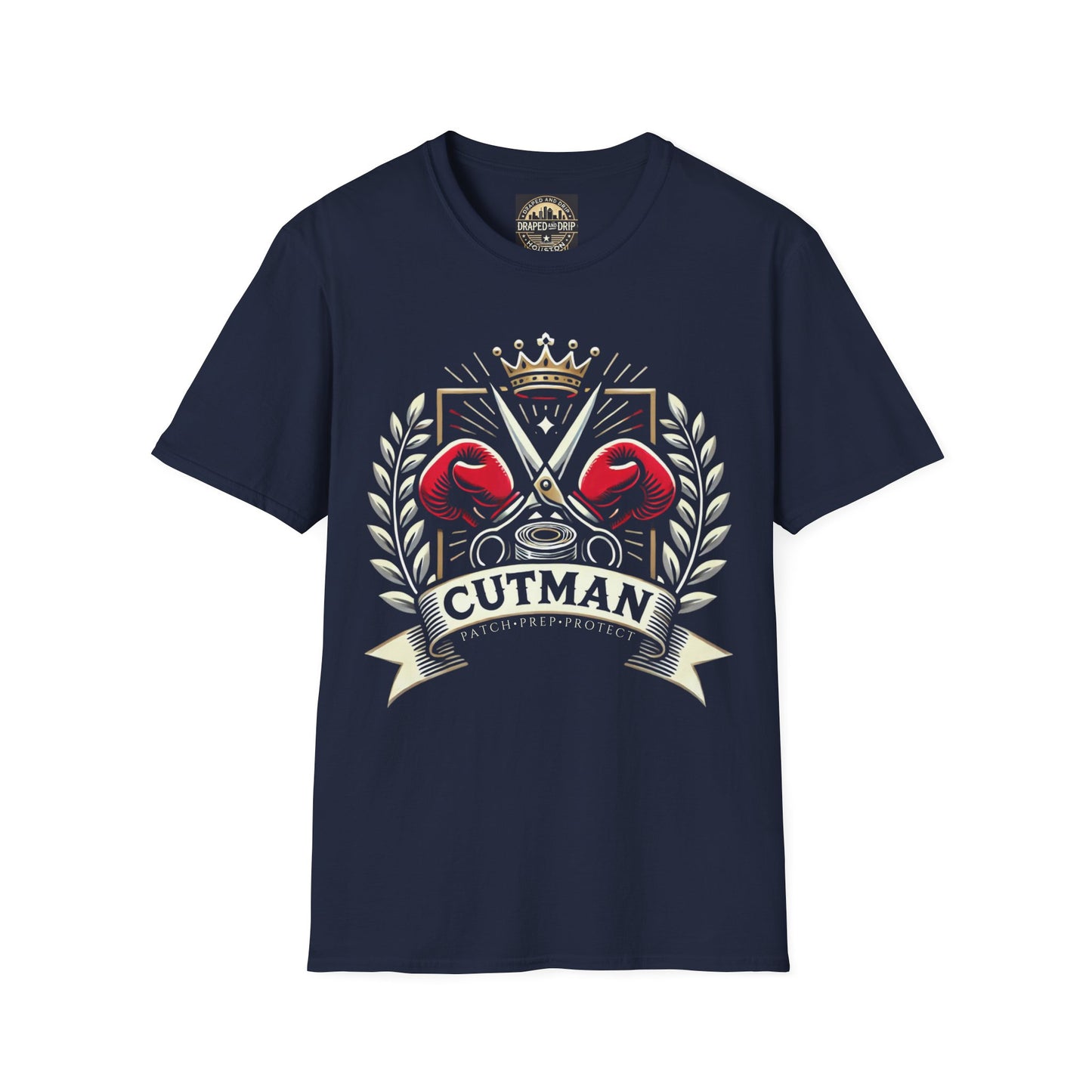 Cutman Crest Tee - The Pillar of the Fight