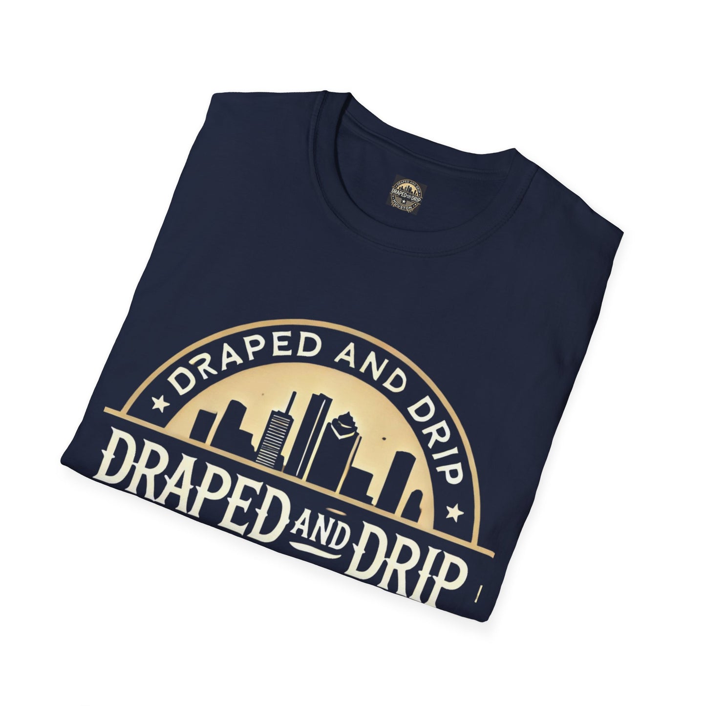 Large Draped and Drip Houston Tee