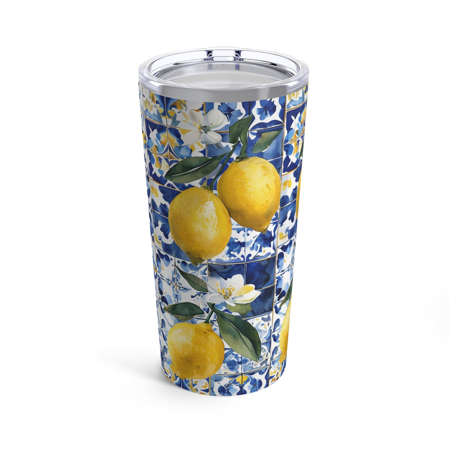 Bright Lemon Floral 20oz Tumbler