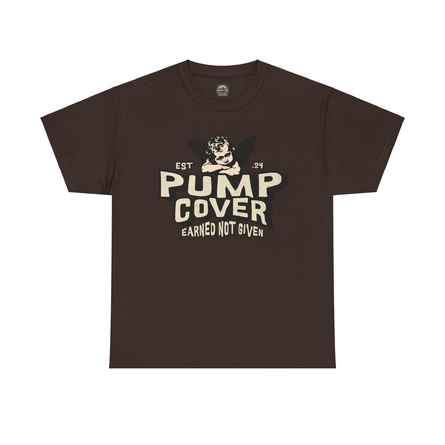 Unisex Heavy Cotton Tee - Pump Cover, Earned Not Given