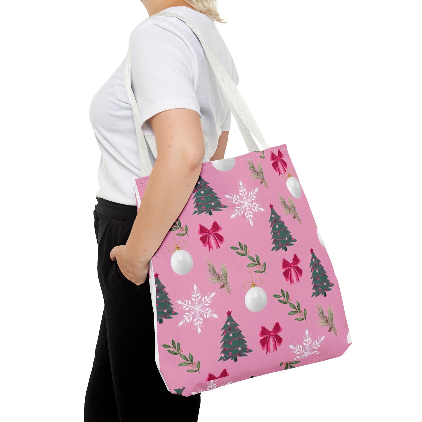 Pink Holiday Cheer Tote