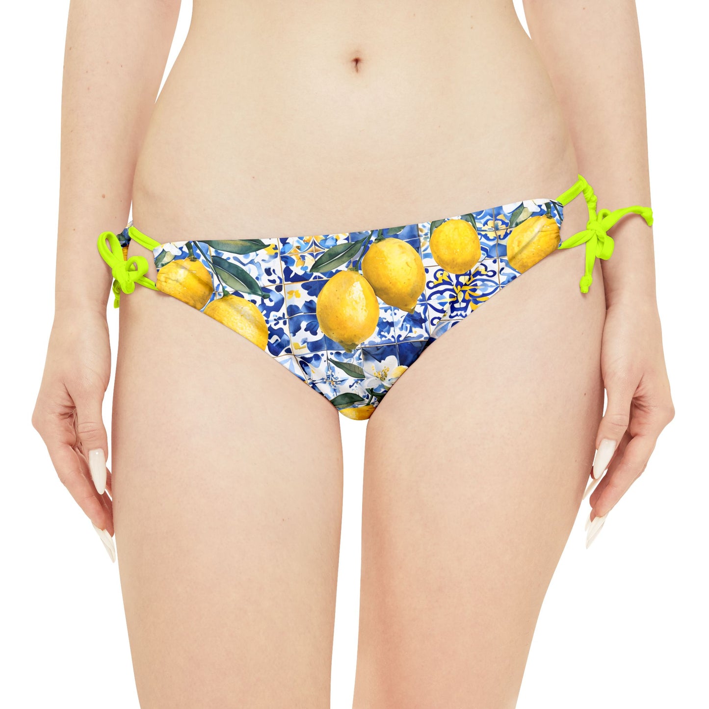 Lemon Grove Loop Tie Side Bikini Bottom
