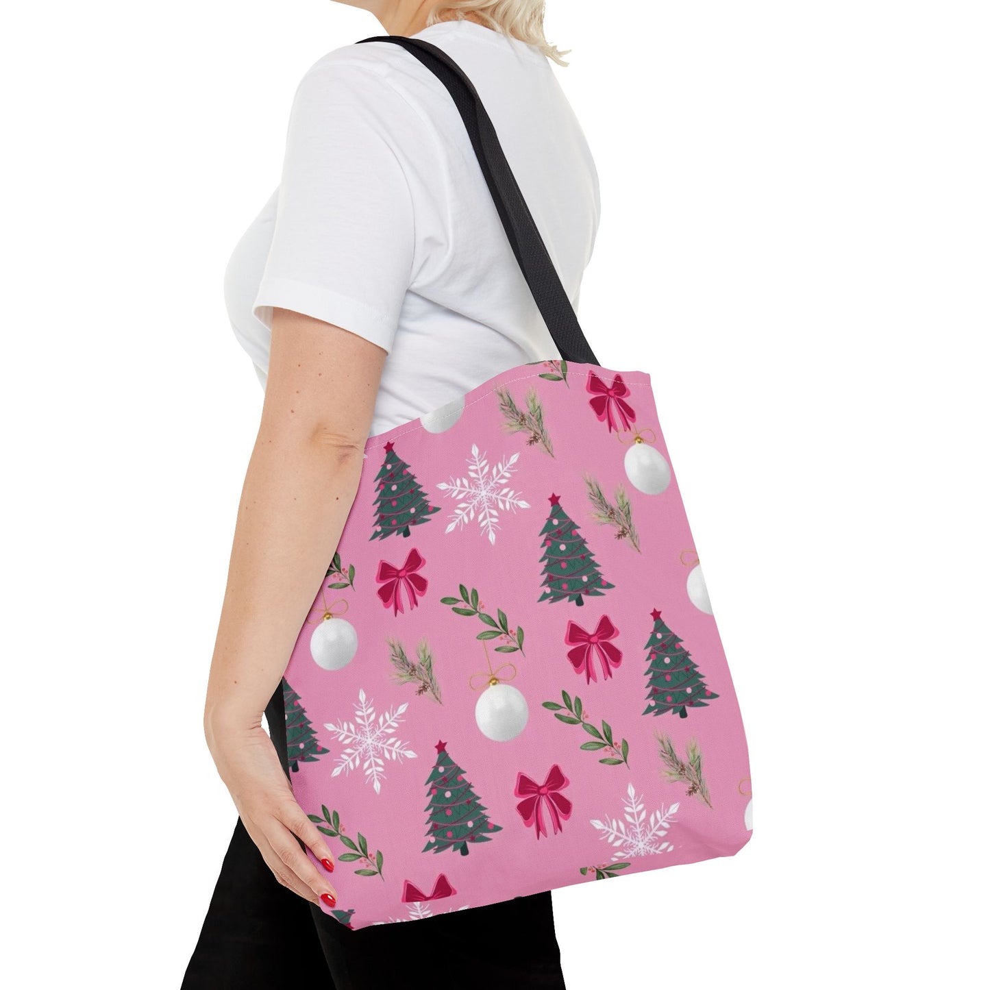 Pink Holiday Cheer Tote