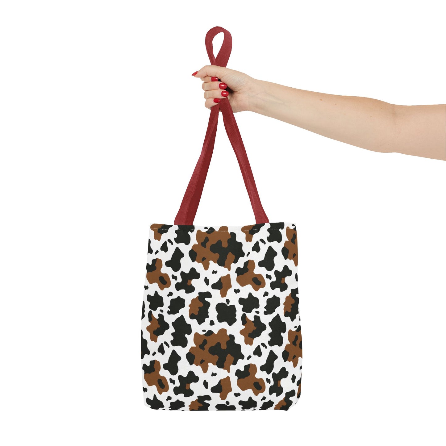 Cowhide Print Tote Bag