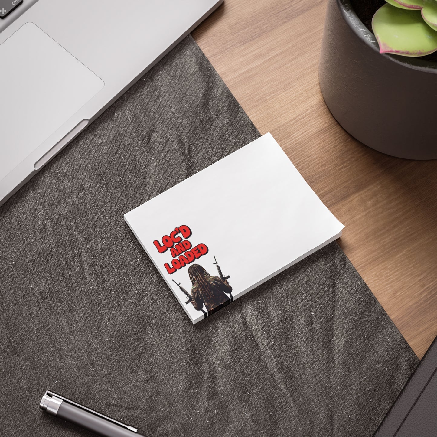 Post-it® Note Pads - 'Locked and Loaded' Design for Creative Minds