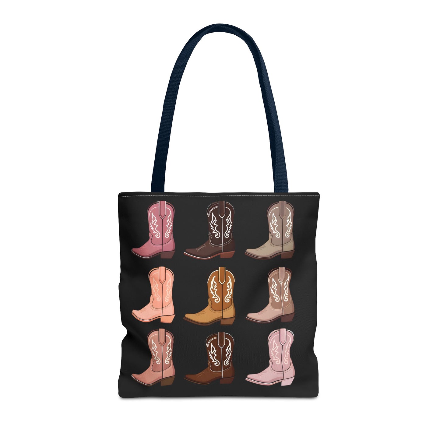 Cowgirl Chic Tote Bag - Stylish Western Boots
