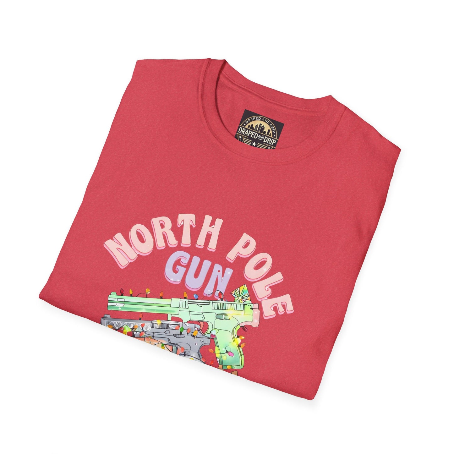 Pastel North Pole Gun Club - Holiday Tee
