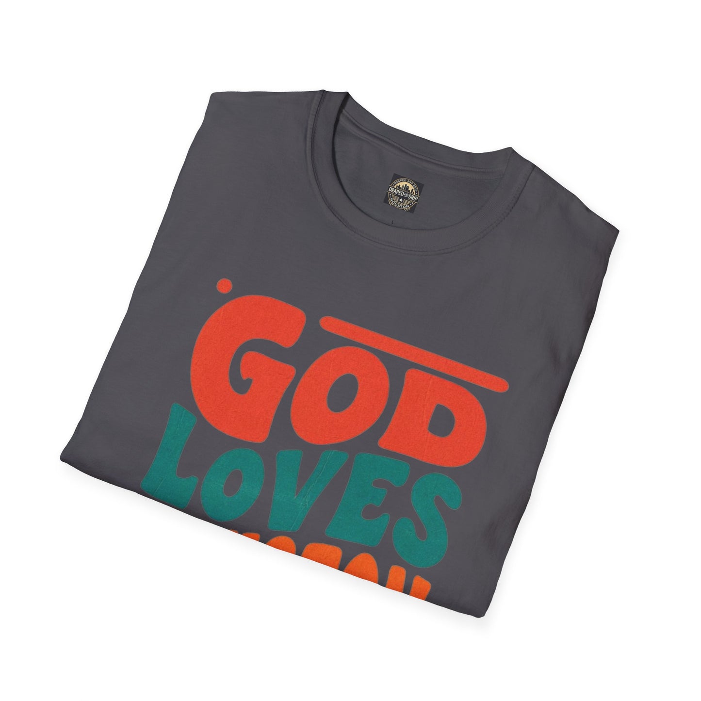 Retro God Loves Houston Tee