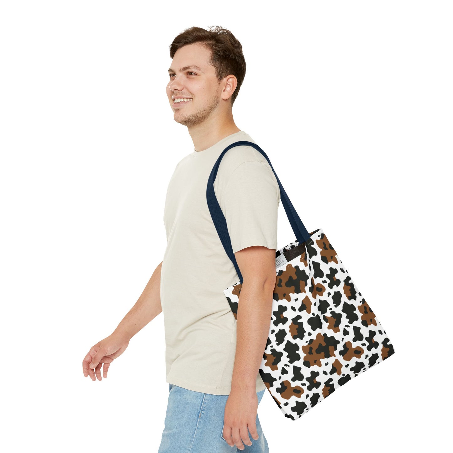 Cowhide Print Tote Bag