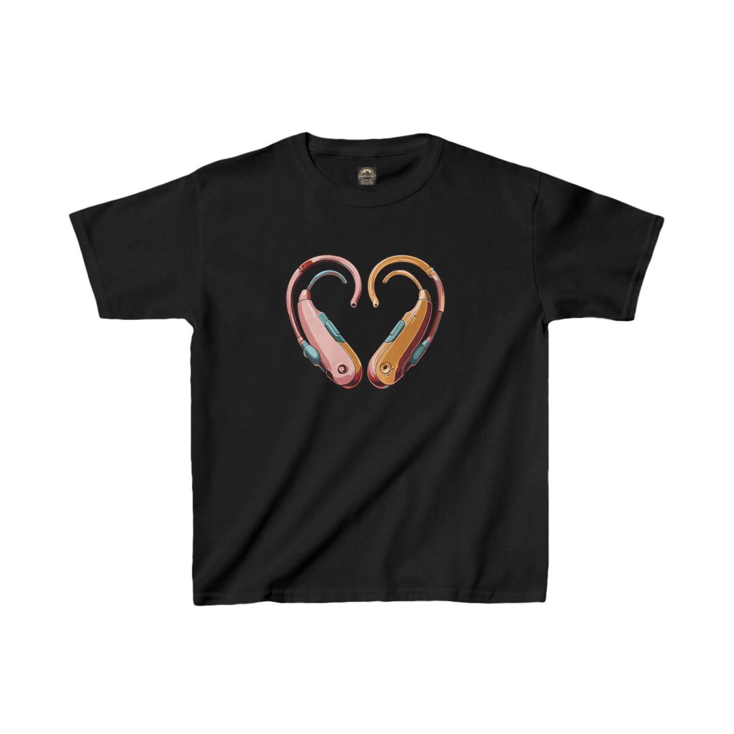 Hearing Aids Heart Tee