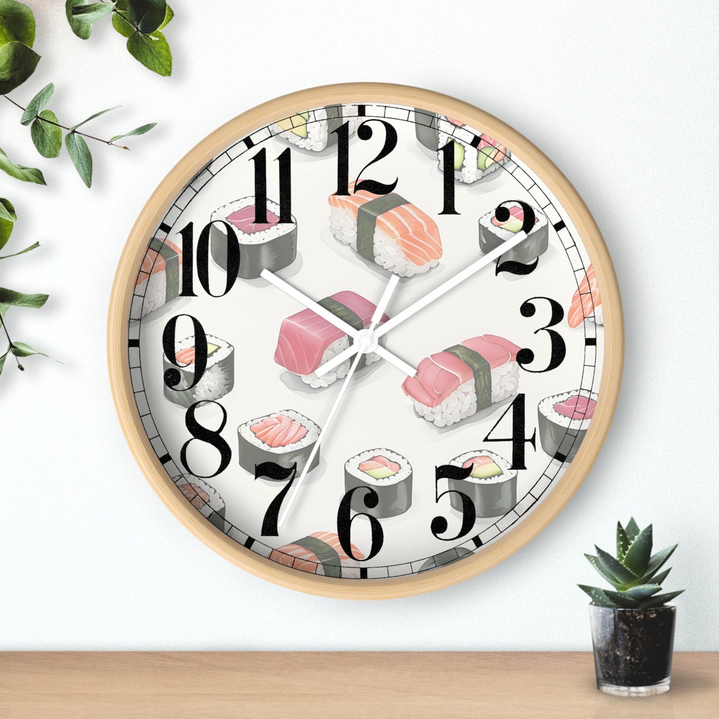 Sushi Lover's Wall Clock