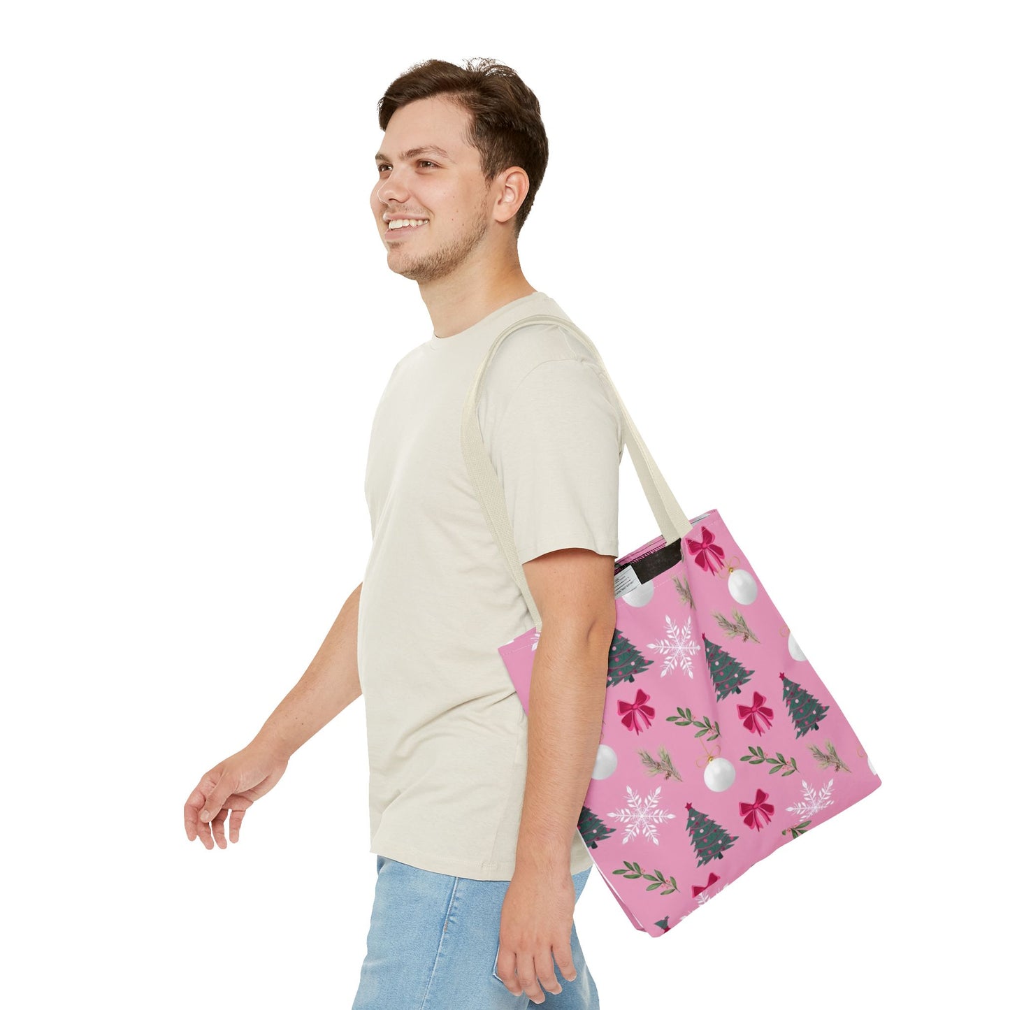 Pink Holiday Cheer Tote