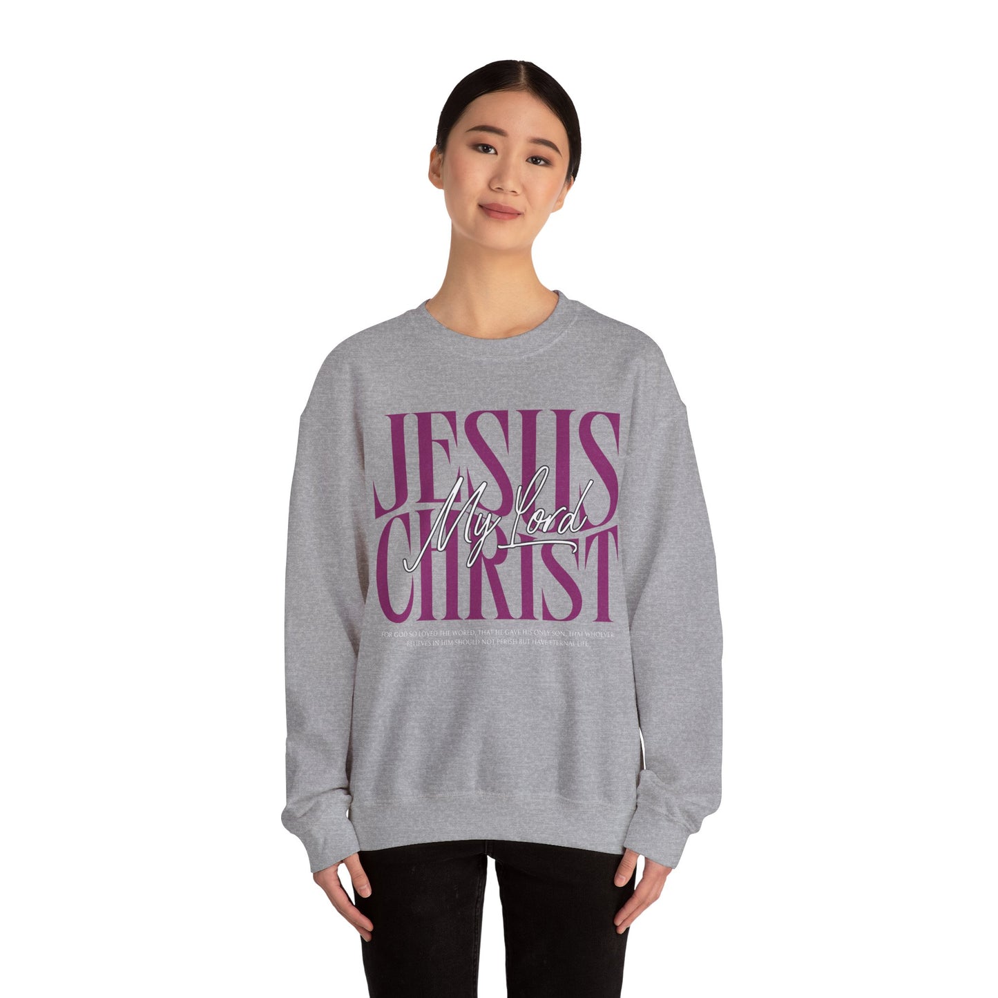 Inspirational Jesus Christ Sweatshirt - Heavy Blend Crewneck