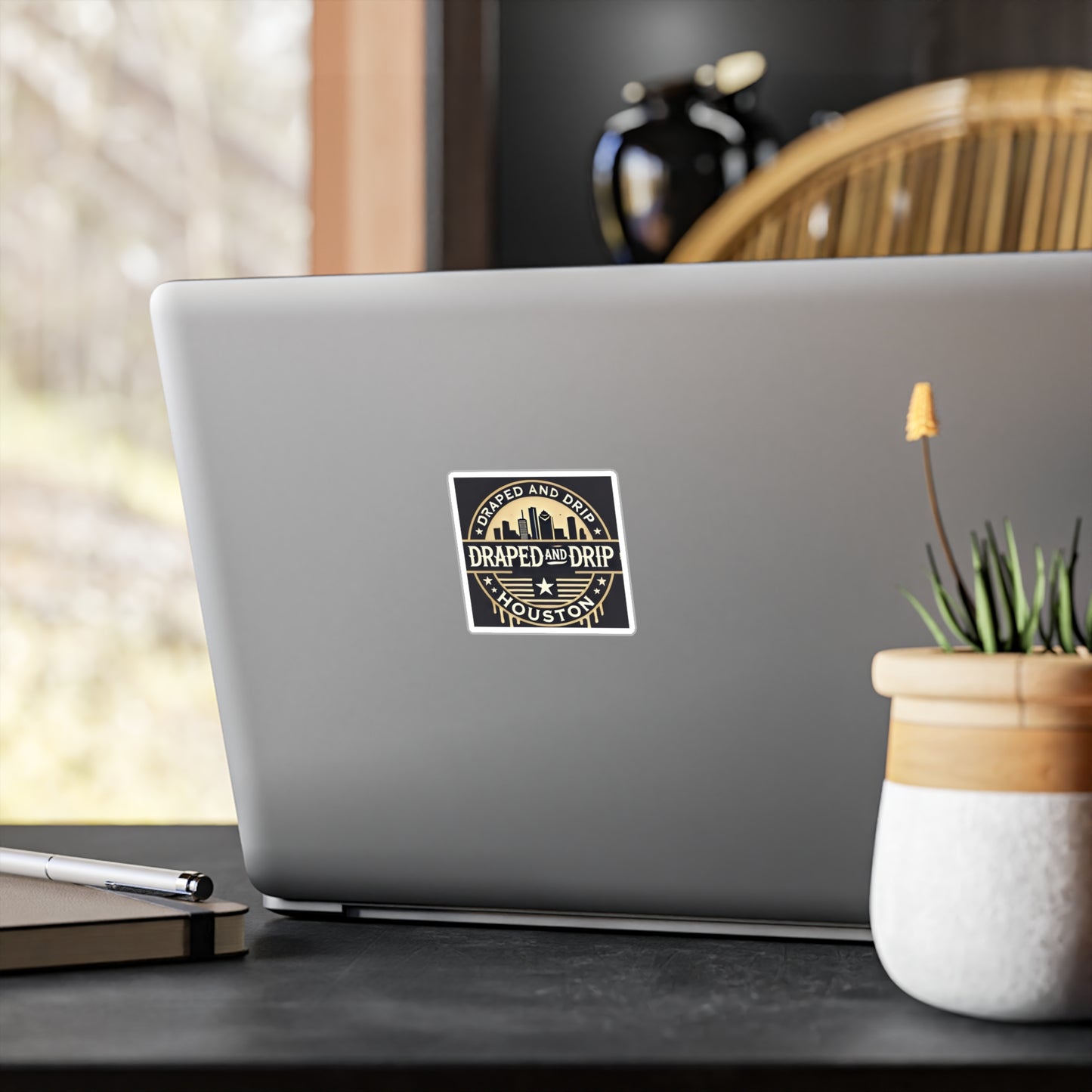 Draped and Drip Houston Vinyl Decals - Urban Style Stickers