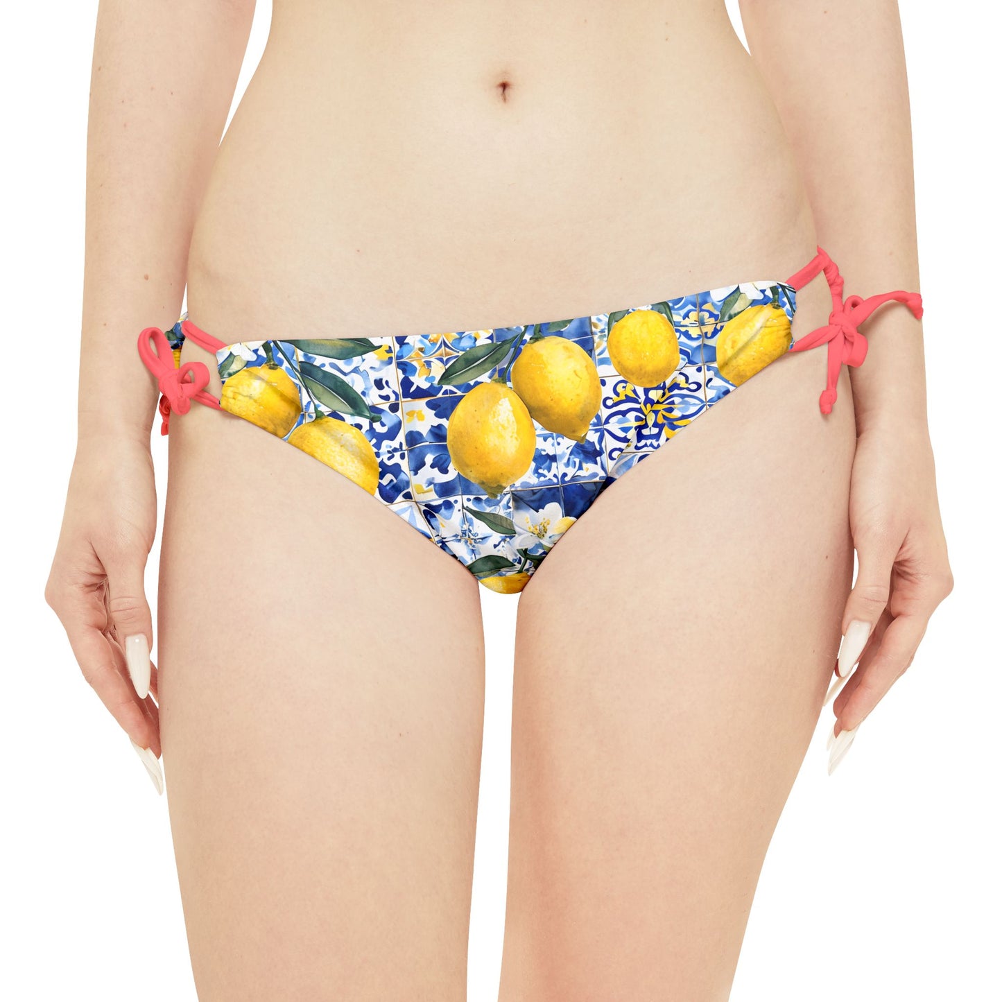 Lemon Grove Loop Tie Side Bikini Bottom