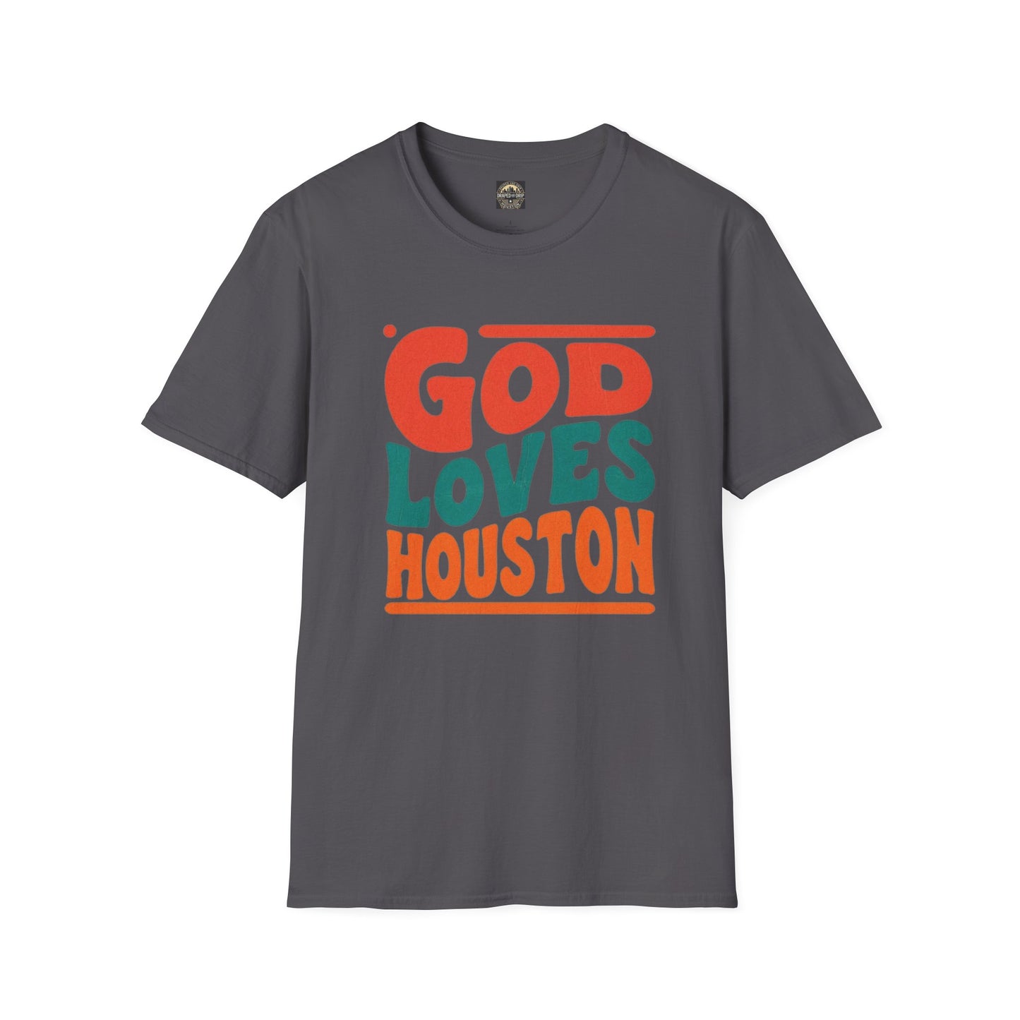 Retro God Loves Houston Tee