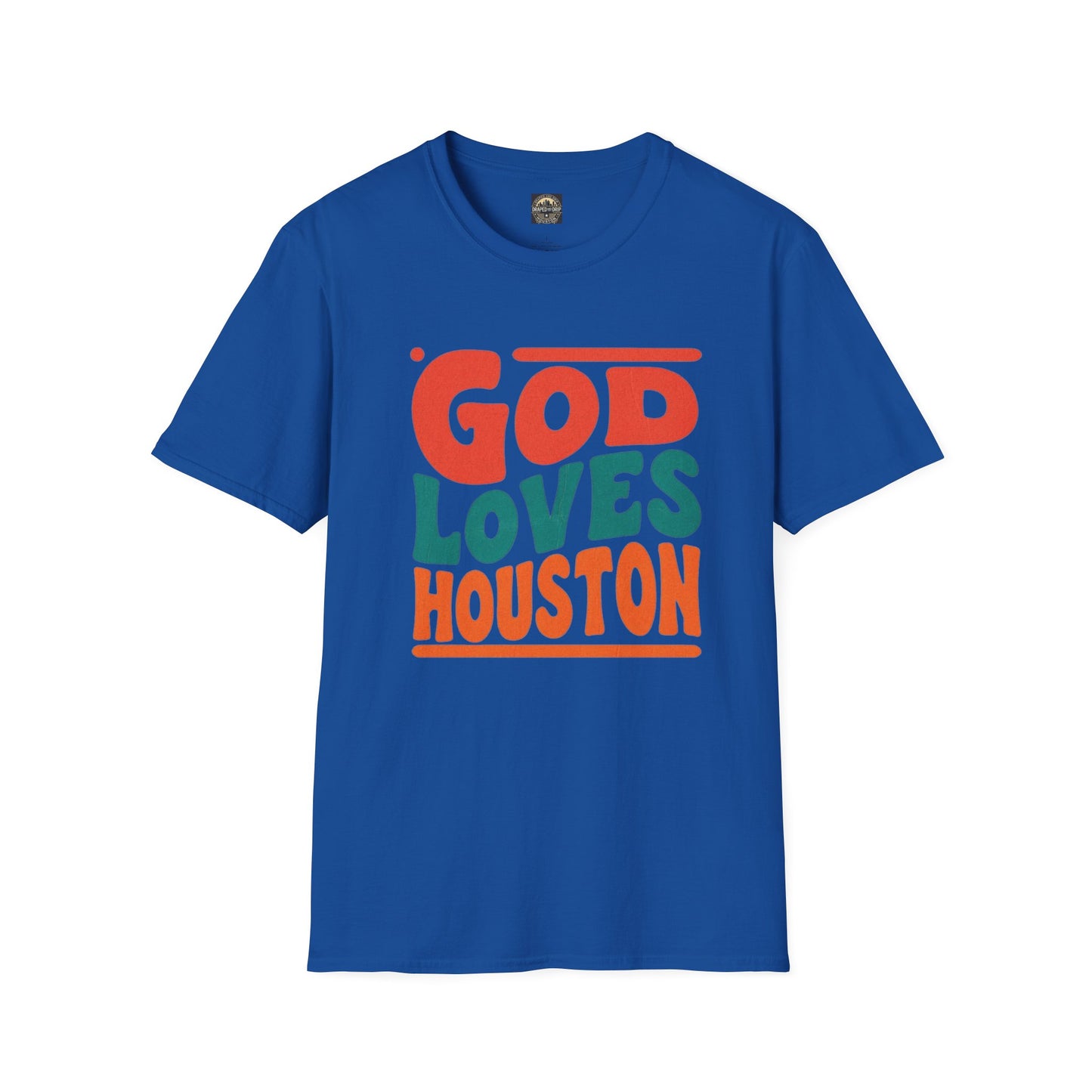 Retro God Loves Houston Tee