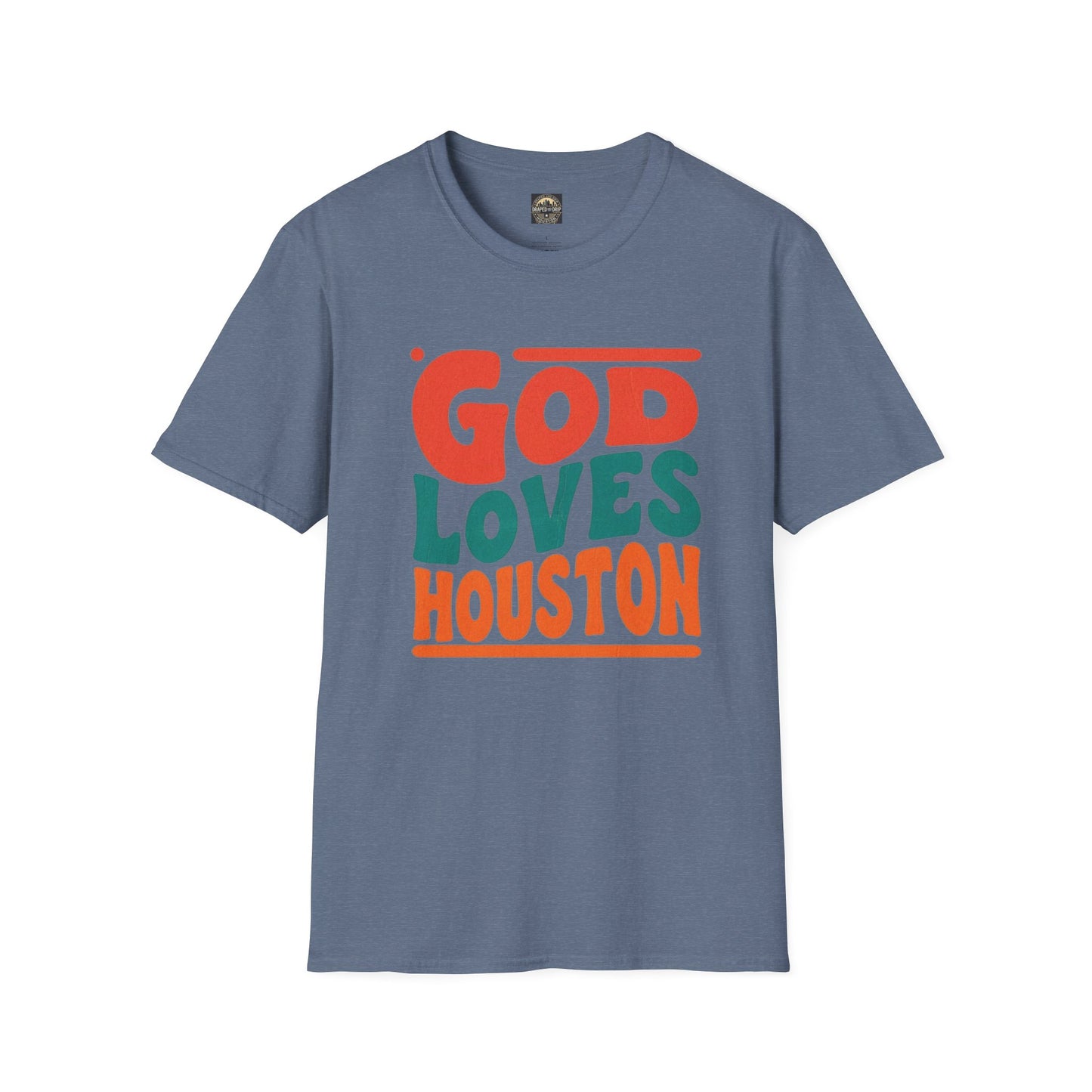 Retro God Loves Houston Tee