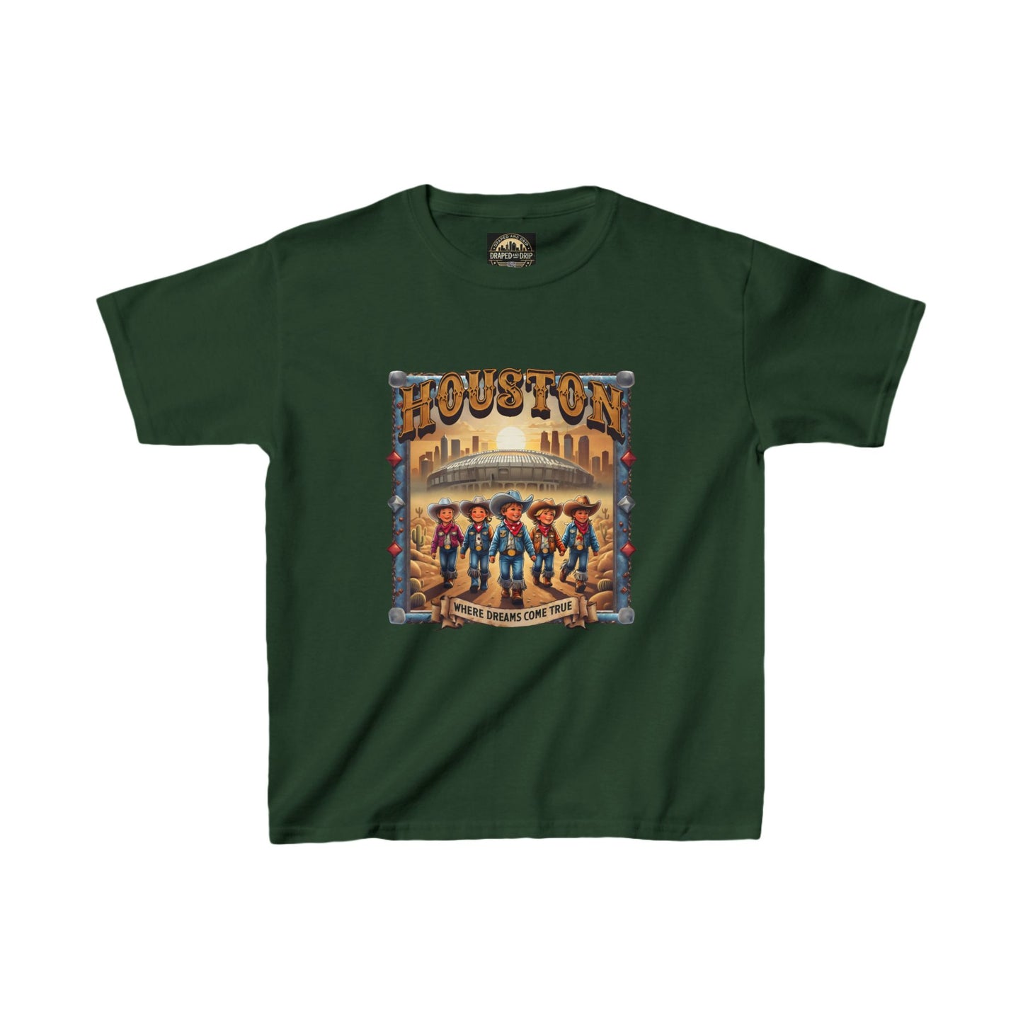 Houston Rodeo Kids Tee: Where Dreams Come True