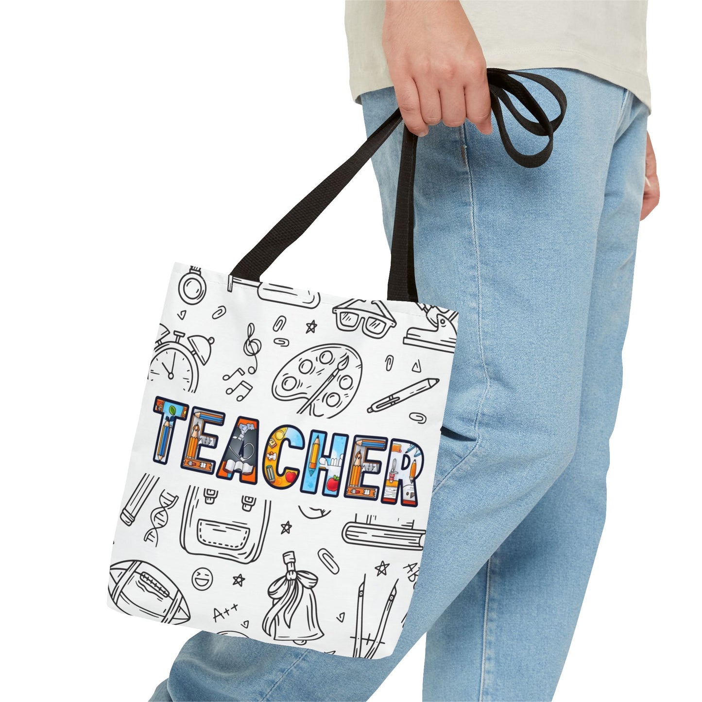 Colorful Teacher Tote Bag