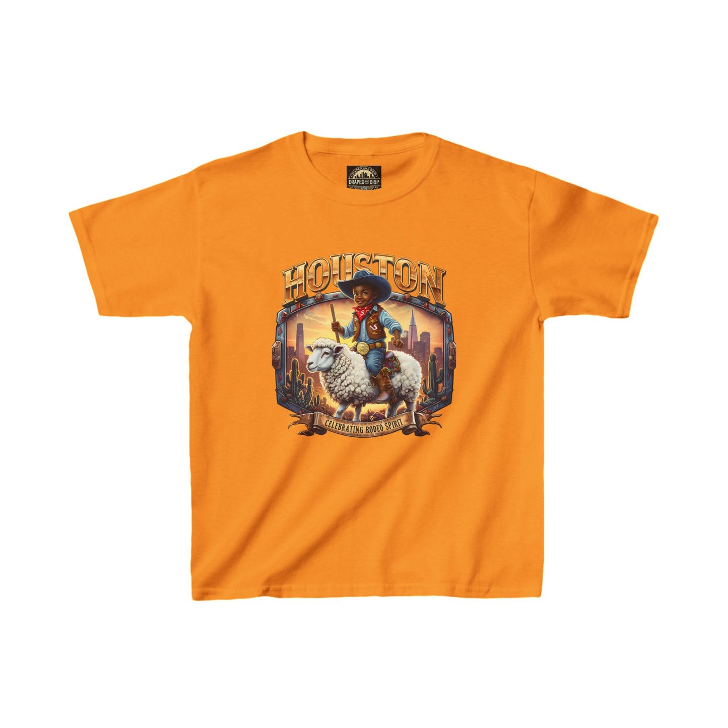 Houston Rodeo Kids Tee: Sheep Ride