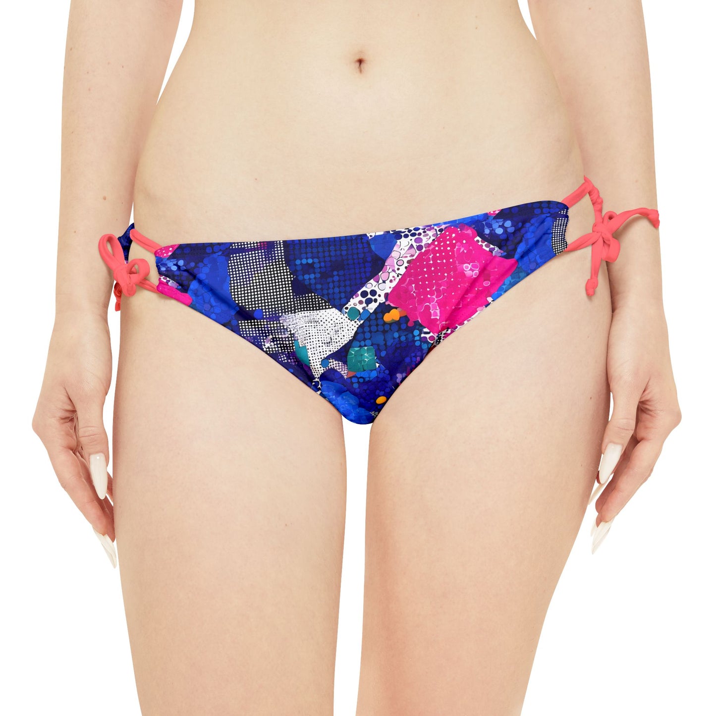 Vibrant Loop Tie Side Bikini Bottom