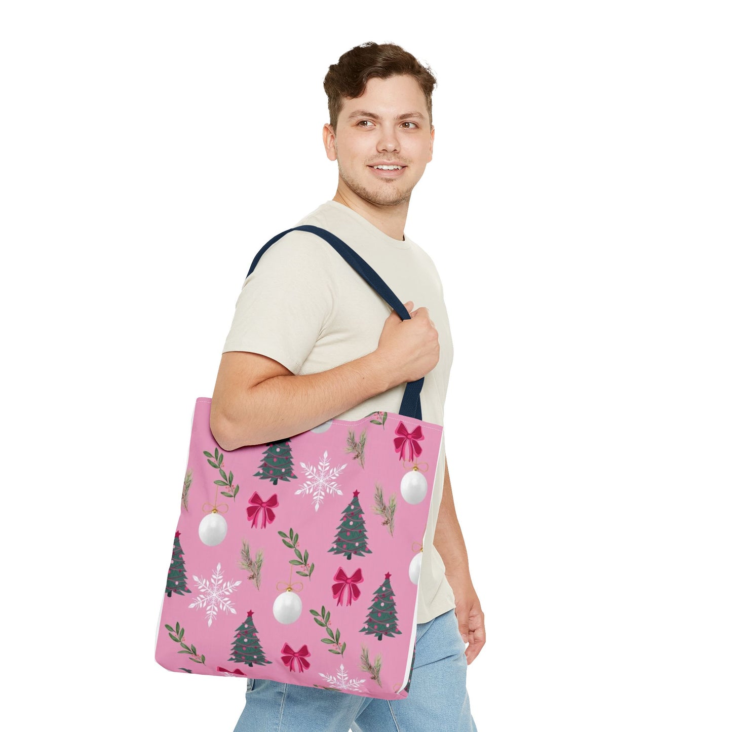 Pink Holiday Cheer Tote
