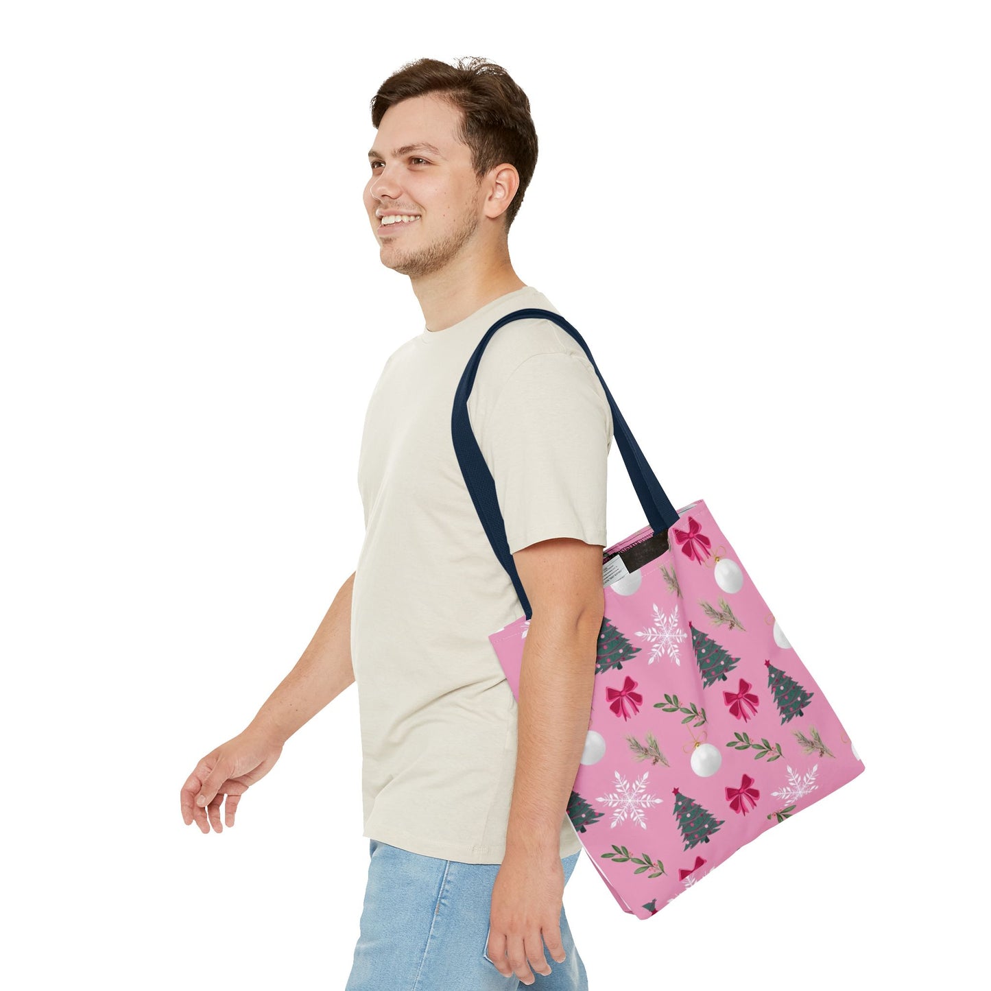 Pink Holiday Cheer Tote