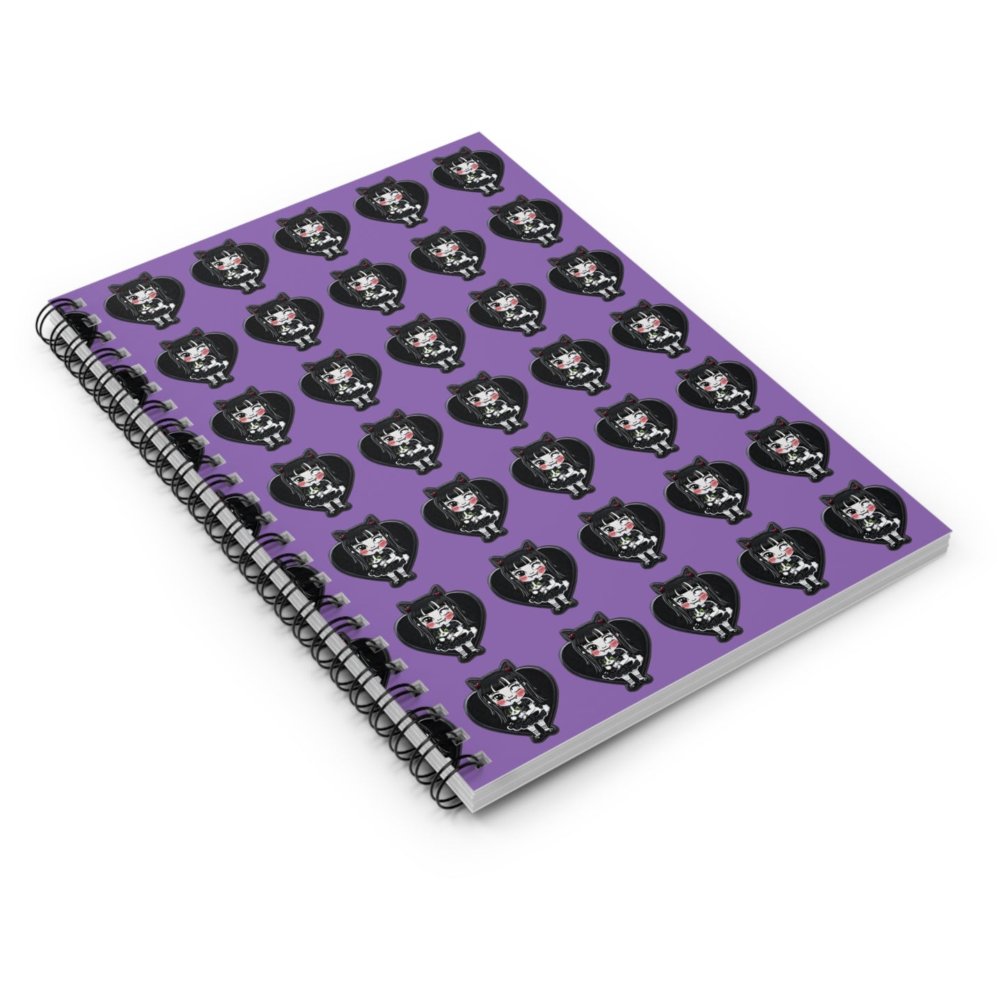Kawaii Anime Spiral Notebook - Ruled Line
