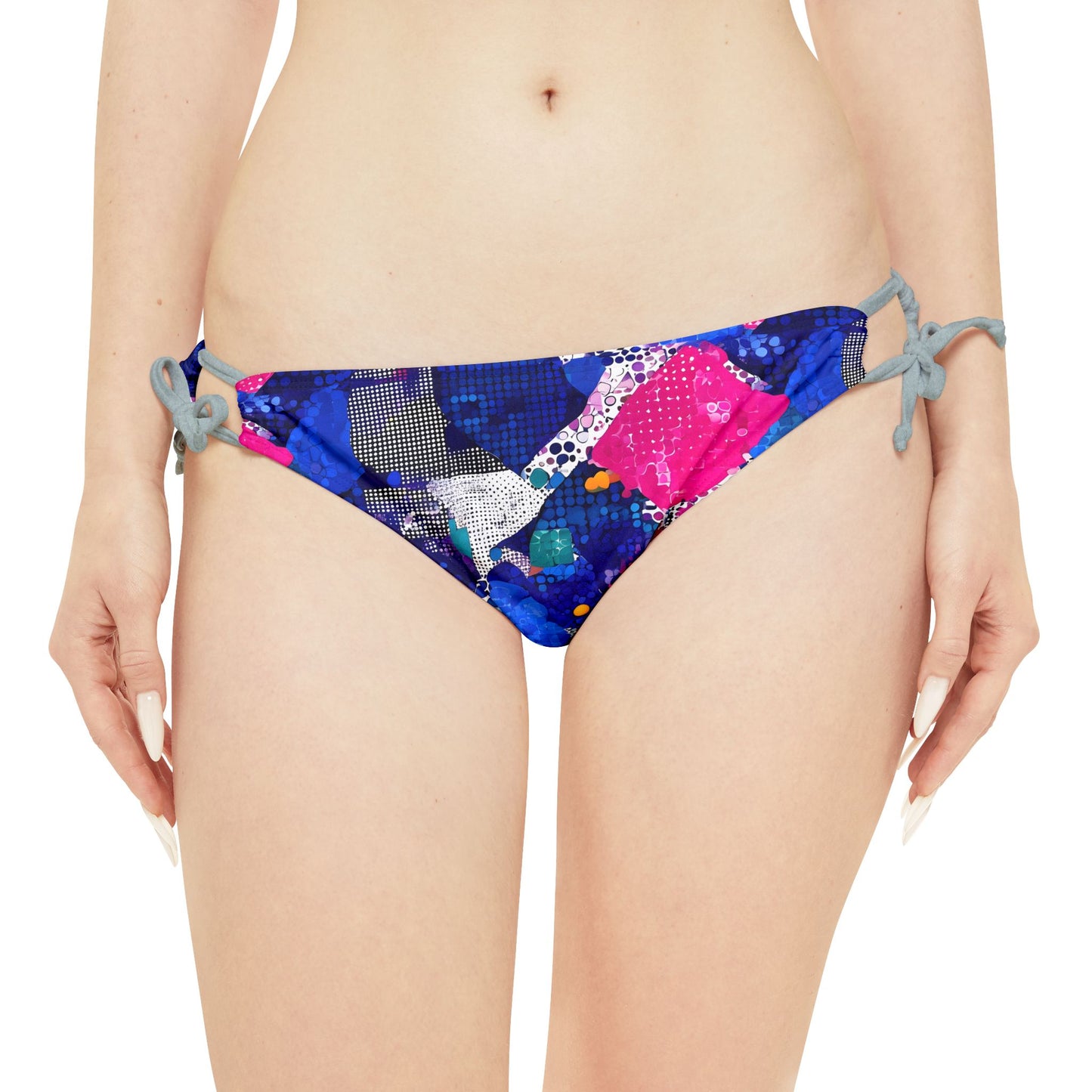 Vibrant Loop Tie Side Bikini Bottom
