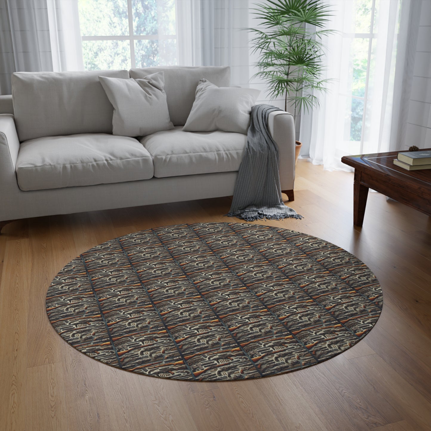 Tactical Round Rug