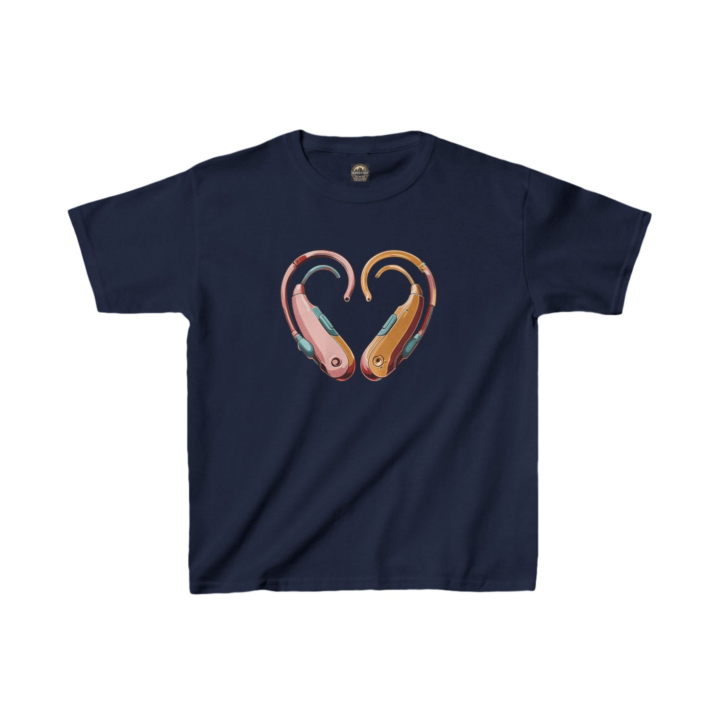 Hearing Aids Heart Tee