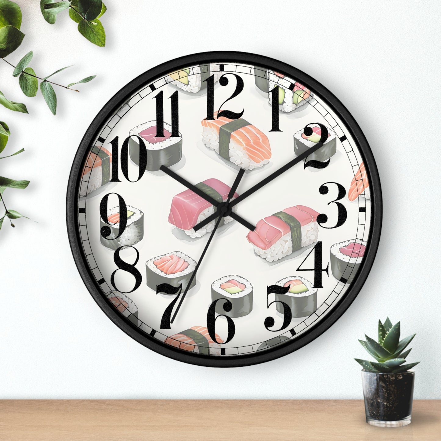 Sushi Lover's Wall Clock