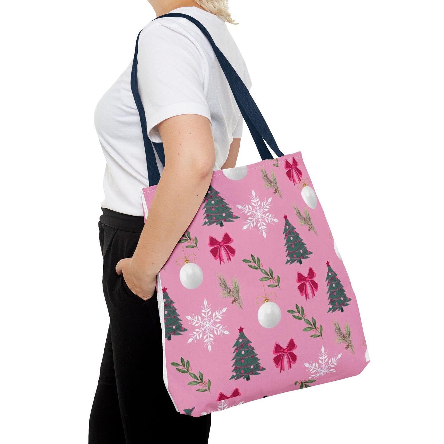 Pink Holiday Cheer Tote