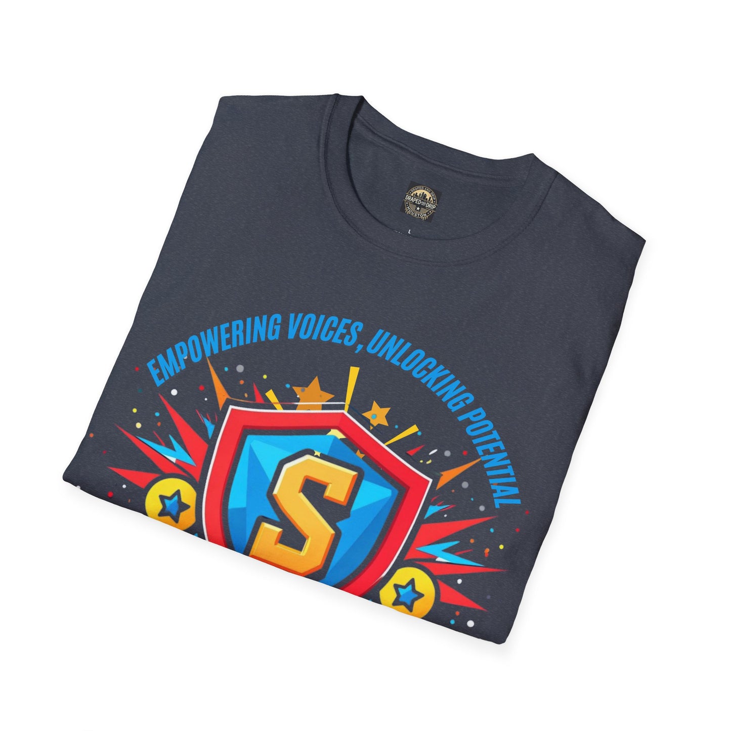 Speech Heroes Tee– Empowering Voices & Unlocking Potential