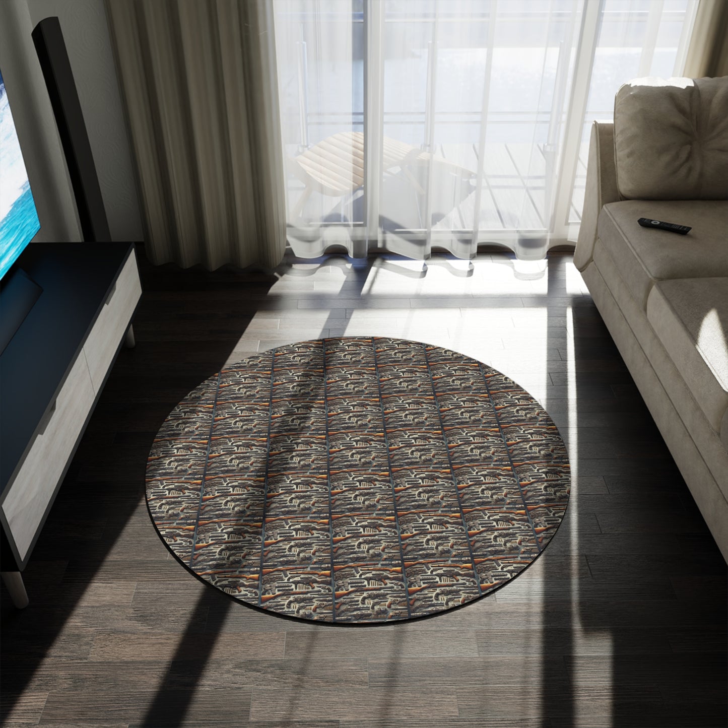 Tactical Round Rug