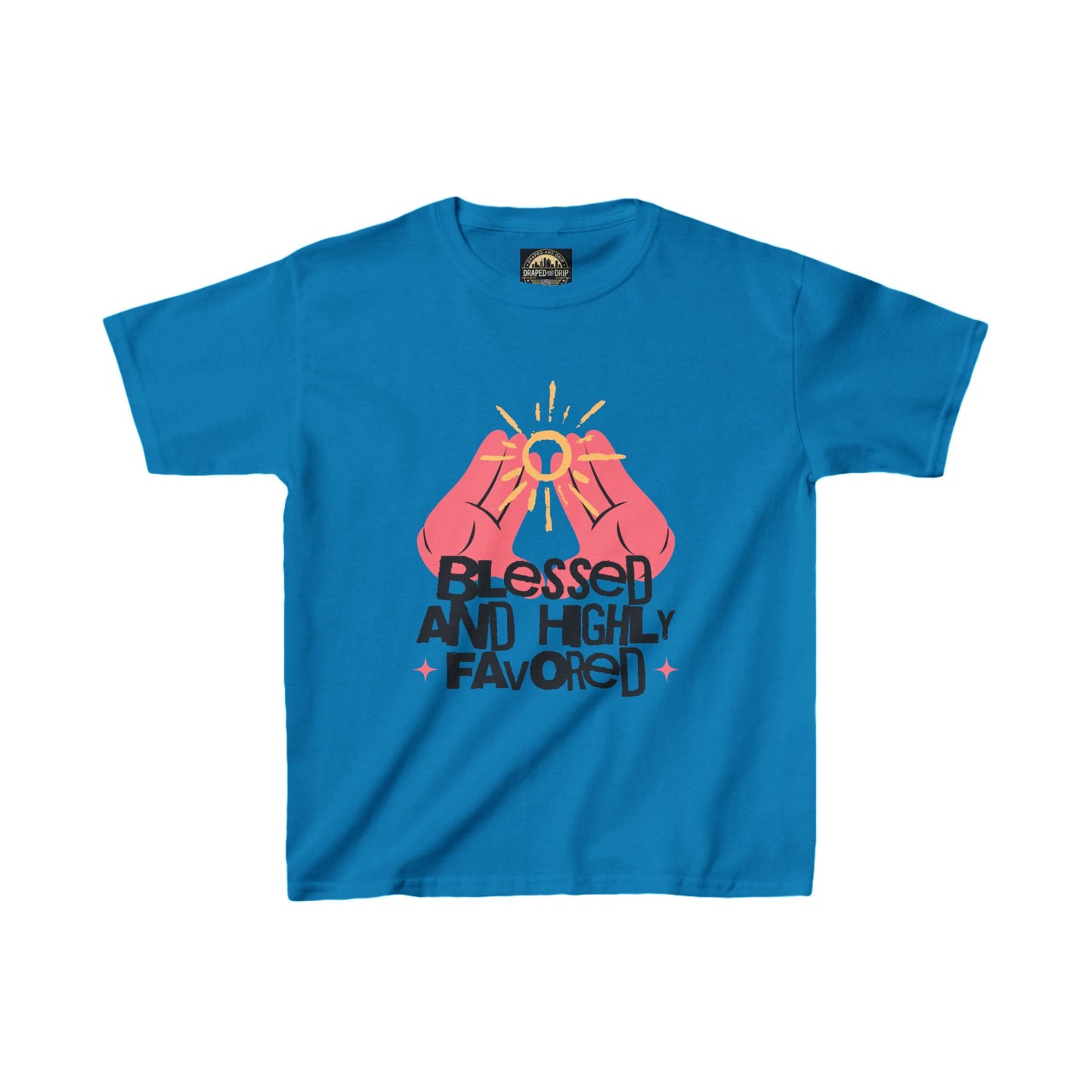 Blessed and Highly Favored Kids Tee